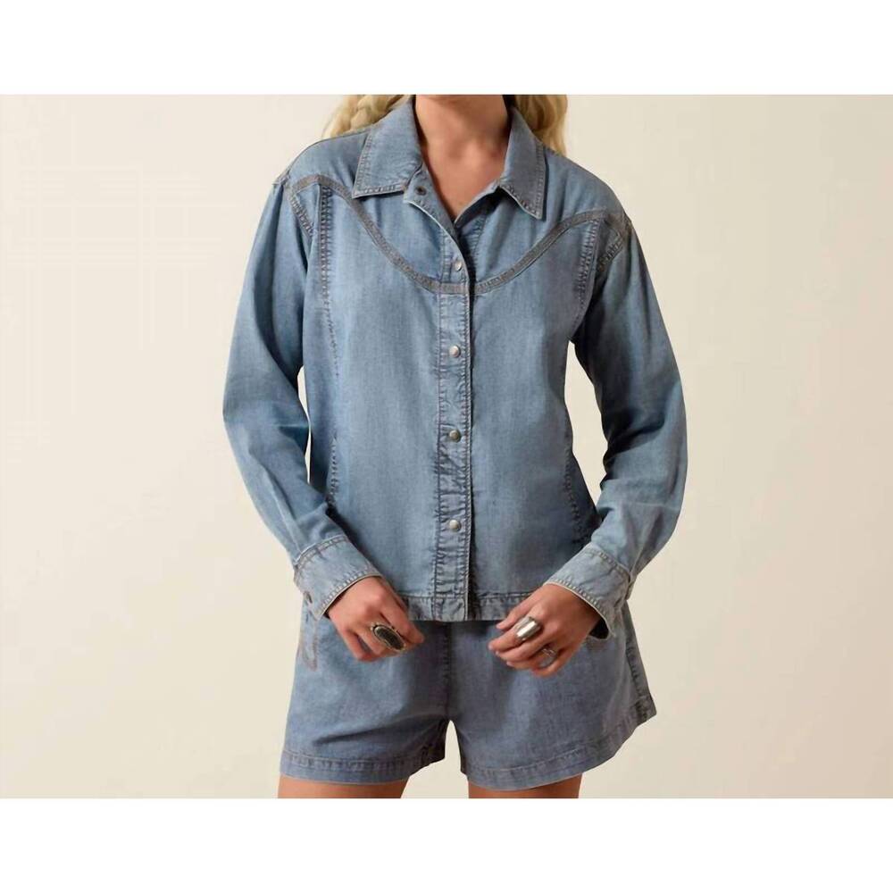 NEW ARIAT bonfire shirt jacket in denim